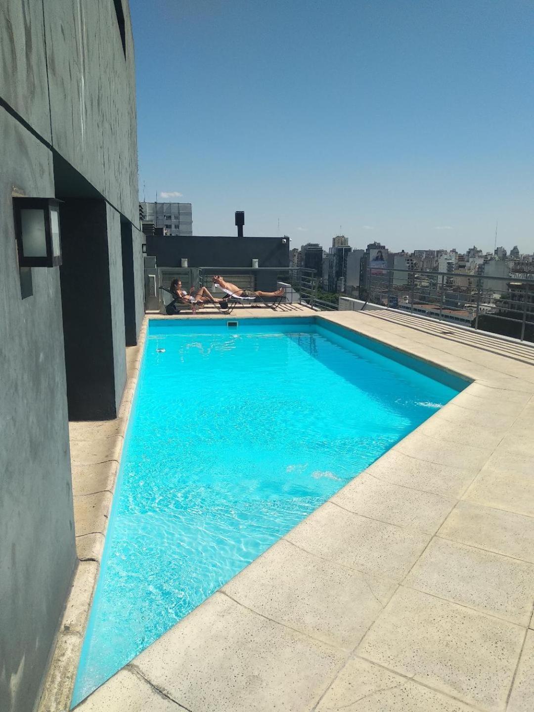 Apart 1013 Con Piscina Gimnasio Laundry Y Seguridad 24 Hs Buenos Aires Eksteriør bilde